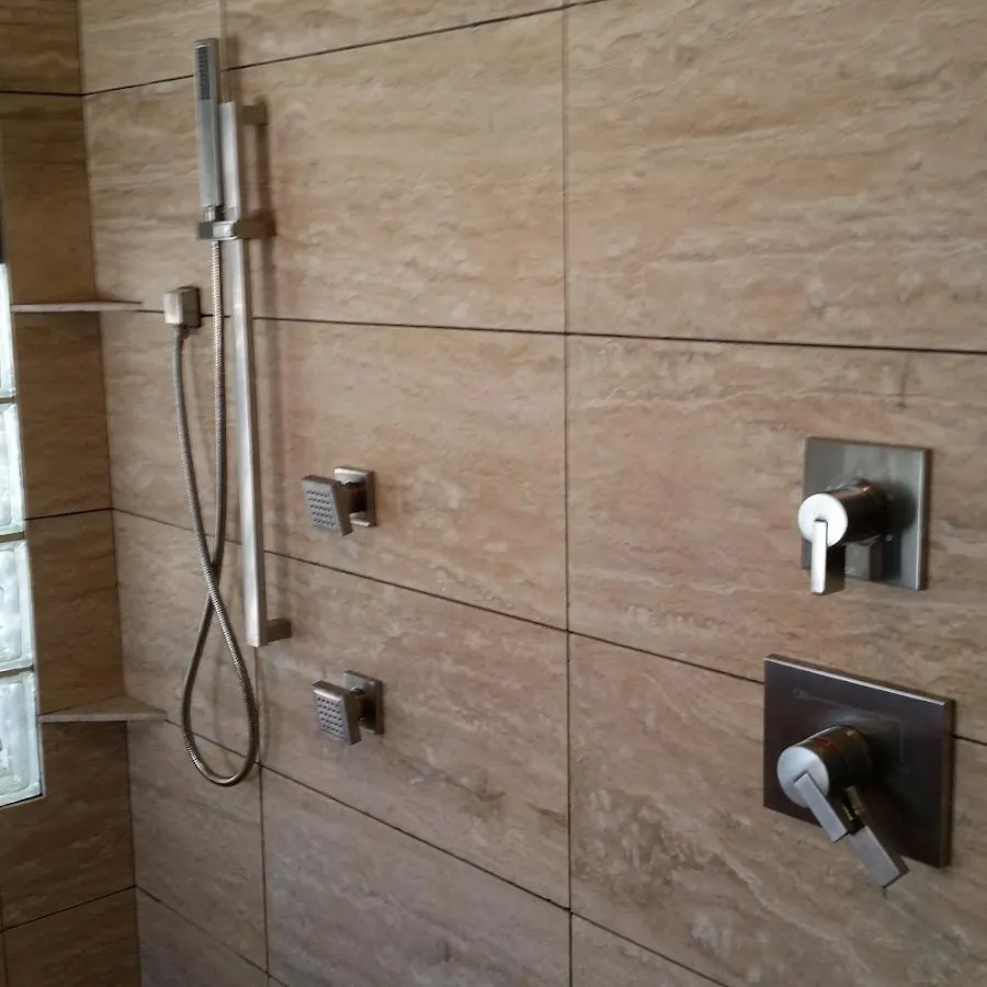 Shower fixture installation for Water Heater Replacement in Searcy